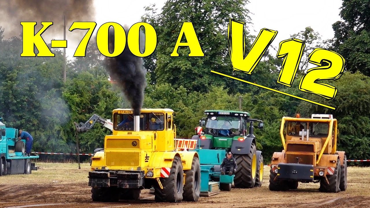 😱 V12 TURBO ✧ K 700 A 18t Full Class LÜTZOW 2018 Звук ЯМЗ-240 просто шикарен! Trecker Treck Kirowez