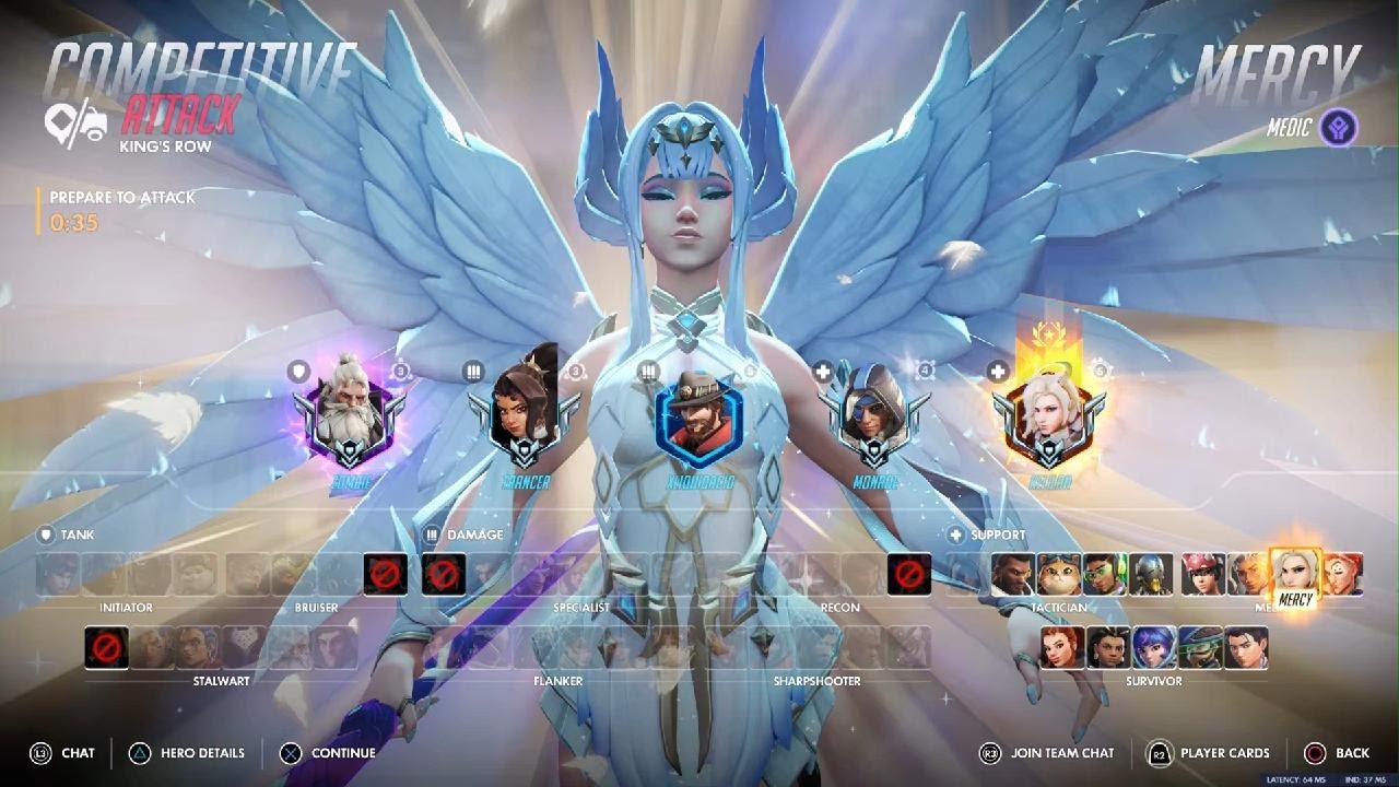 King's Row Overwatch Platinum 3-2 Heals