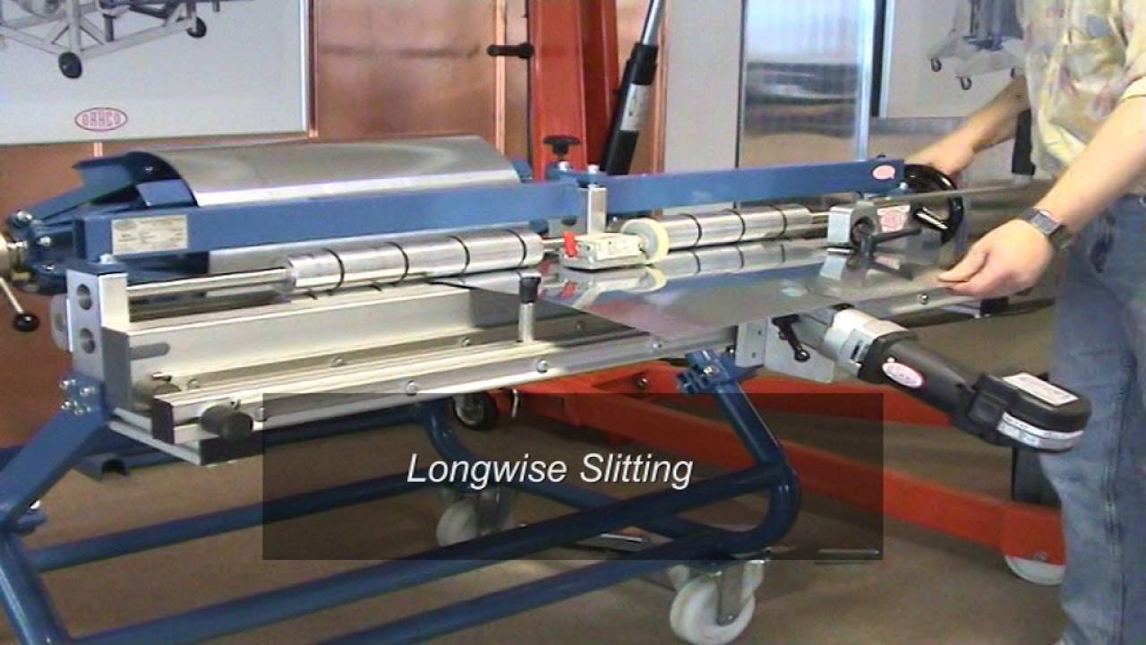 Draco Decoiler, Slitter, Cordless Shear, and Bending Brake
