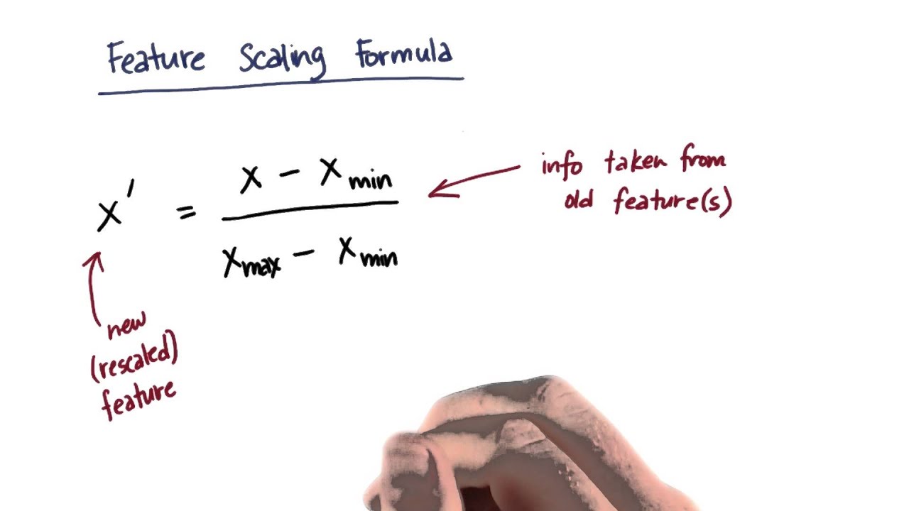 Feature Scaling Formula Quiz 3 Solution - Intro to Machine Learning