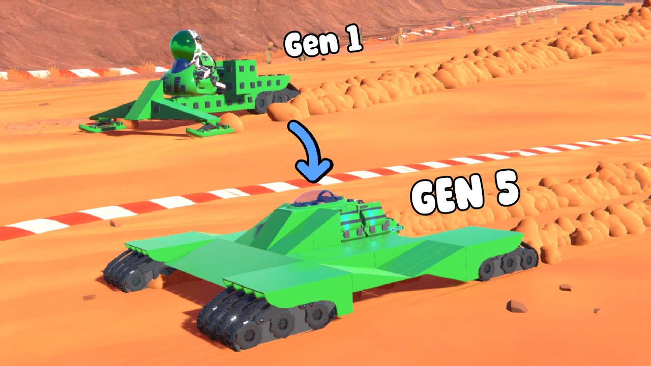 We Used Evolution to Create the Fastest Tank!
