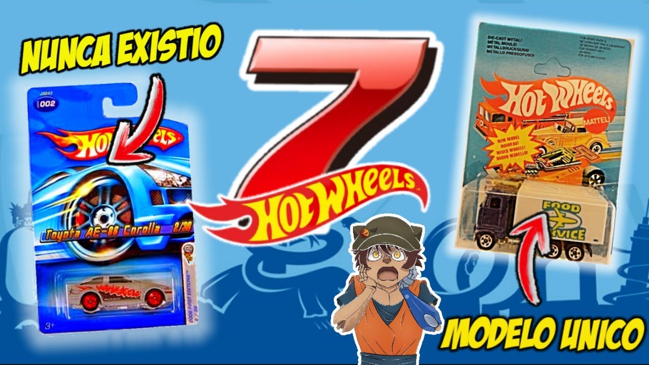 LOS 7 HOT WHEELS EXTREMADAMENTE RAROS Y COTIZADOS QUE BUSCAN LOS COLECCIONISTAS DE TODO EL MUNDO.