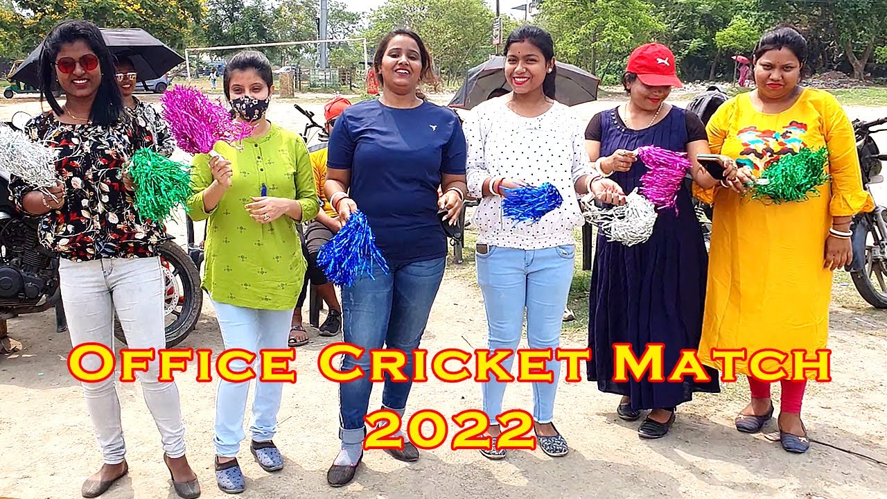 Rainbow Graphics office cricket match 2022