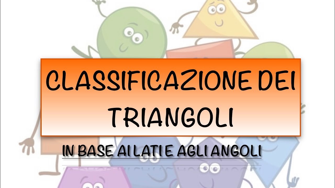 Classificazione dei triangoli