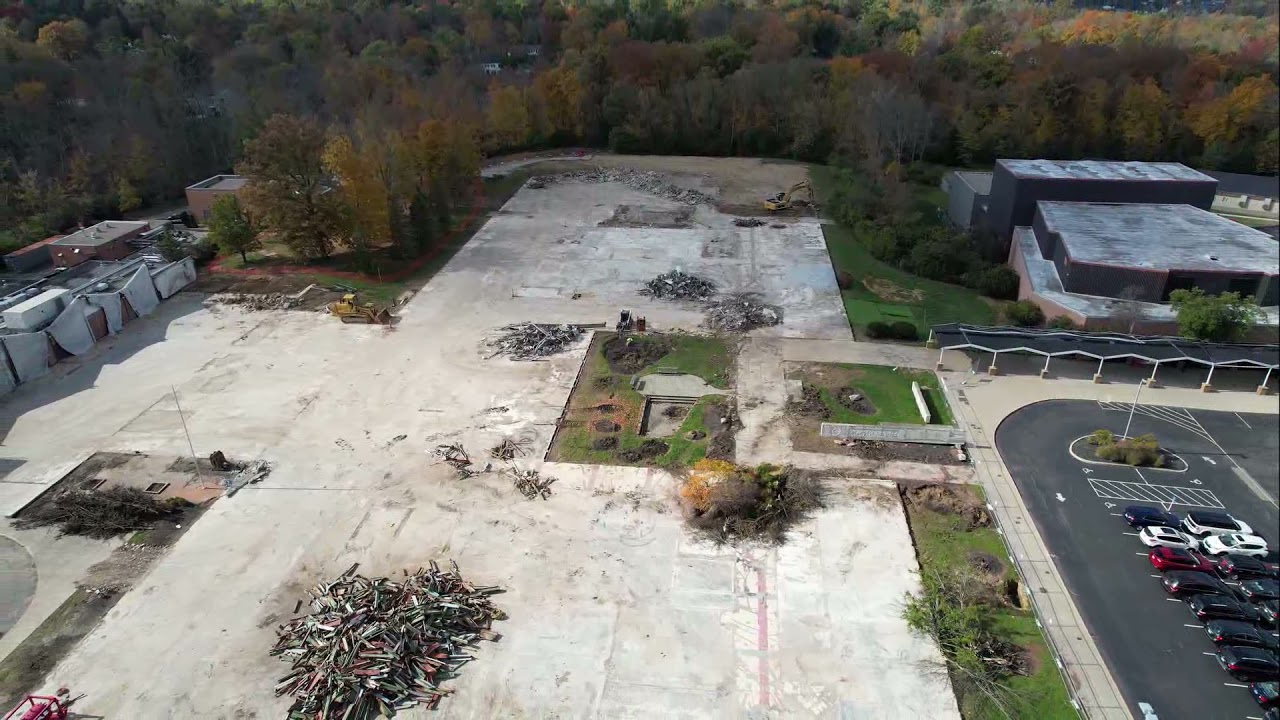 Indian Hill Middle School: Aerial Video from 11-3-21
