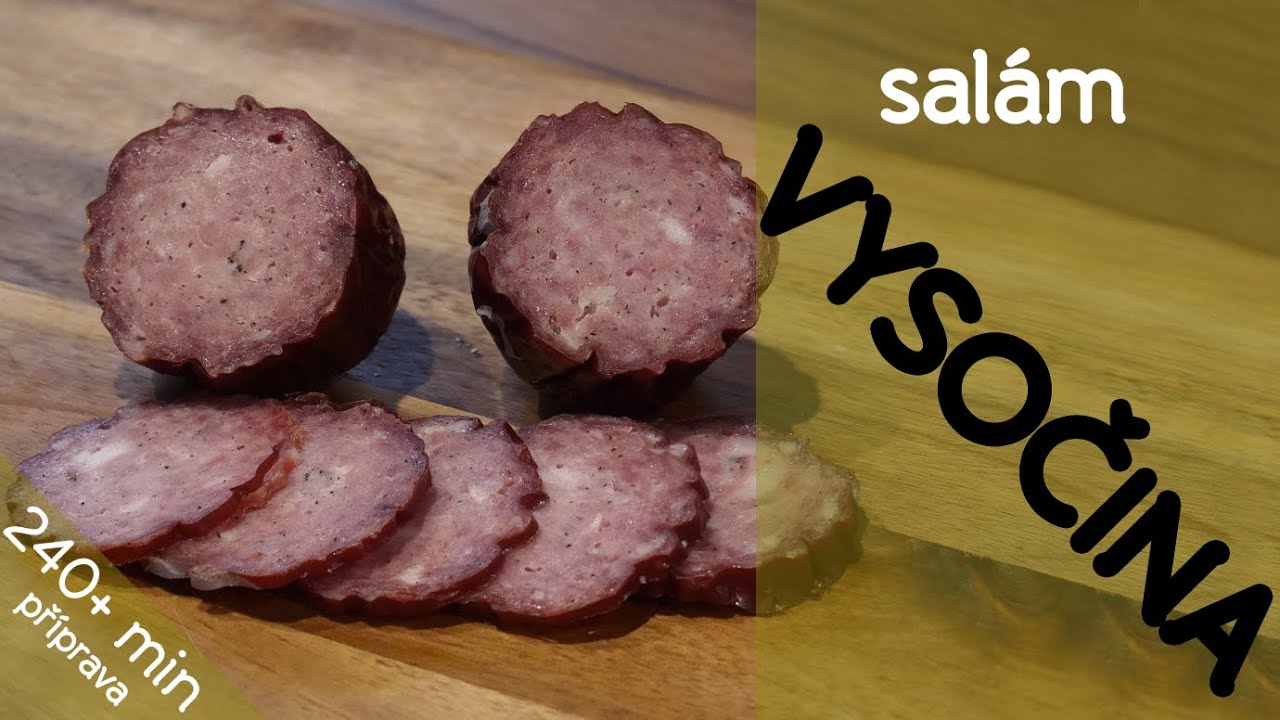 Domácí vepřový salám typu Vysočina #36  | #vysocina #domacisalam #uzeni