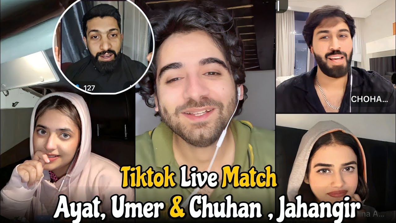 March 4, 2025 Tiktok Live Match 😂 Ayat , Umer Butt & Chuhan , Jahangir | Alina  | Funny Moments 😅😂🤣