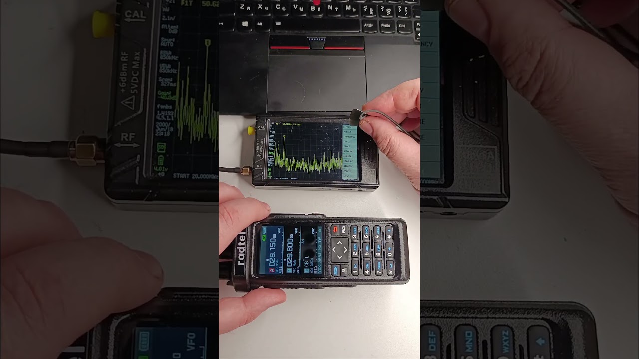 Radtel RT-950Pro замер выходной мощности в диапазоне 10 м. #Radtel #rt950pro #power #hamradio