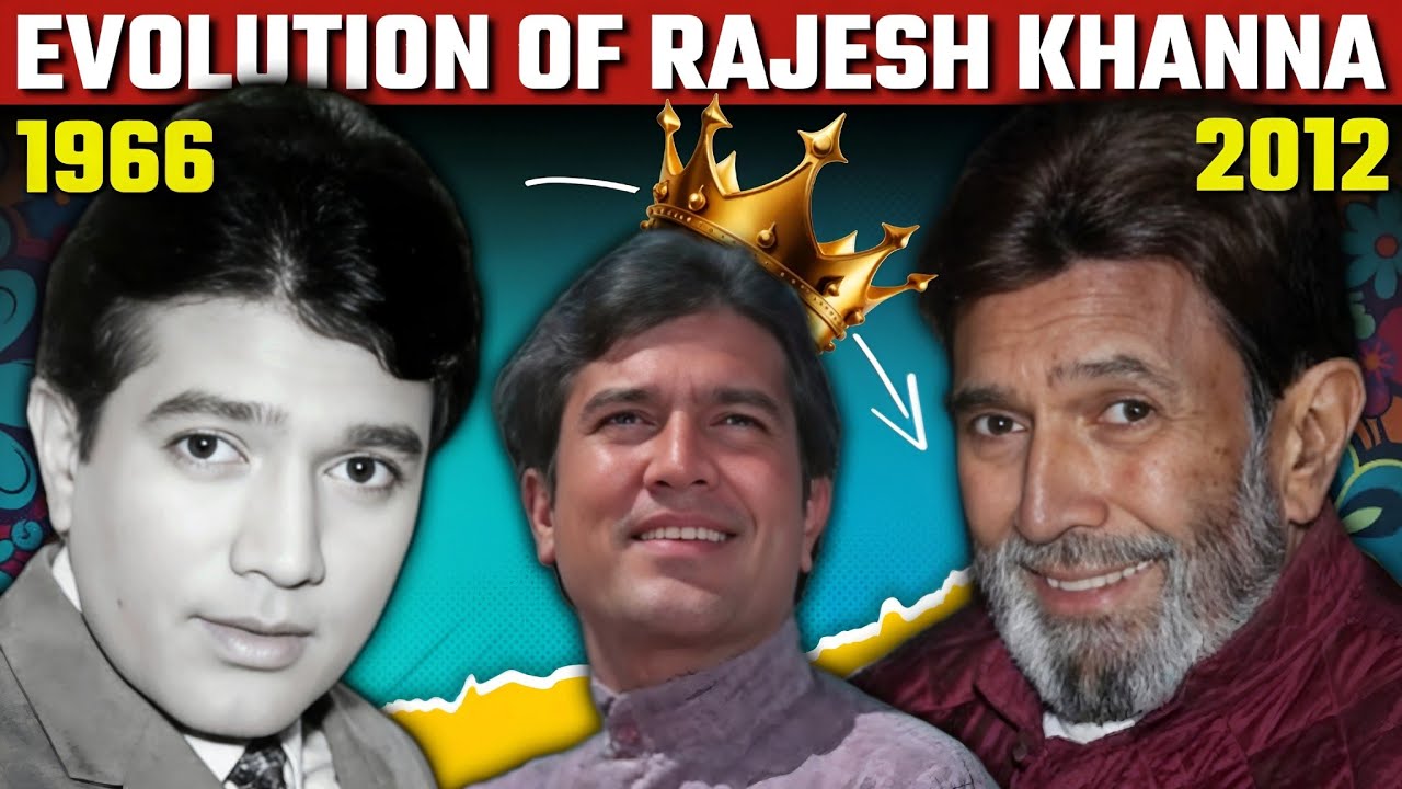 Evolution of Superstar Rajesh Khanna (1942-2012) • From 