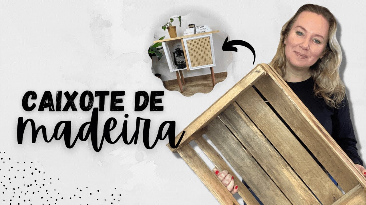 Decoração com caixote de feira!