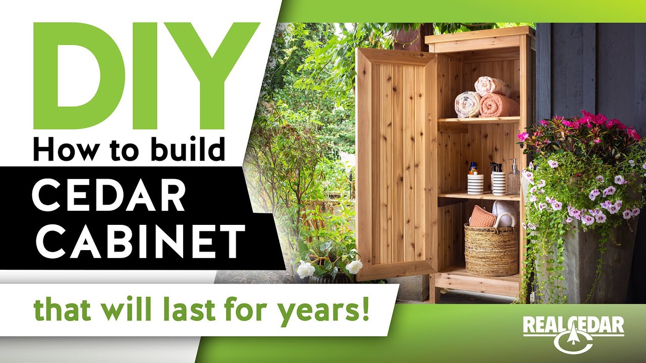 DIY - How to Build a Cedar Cabinet