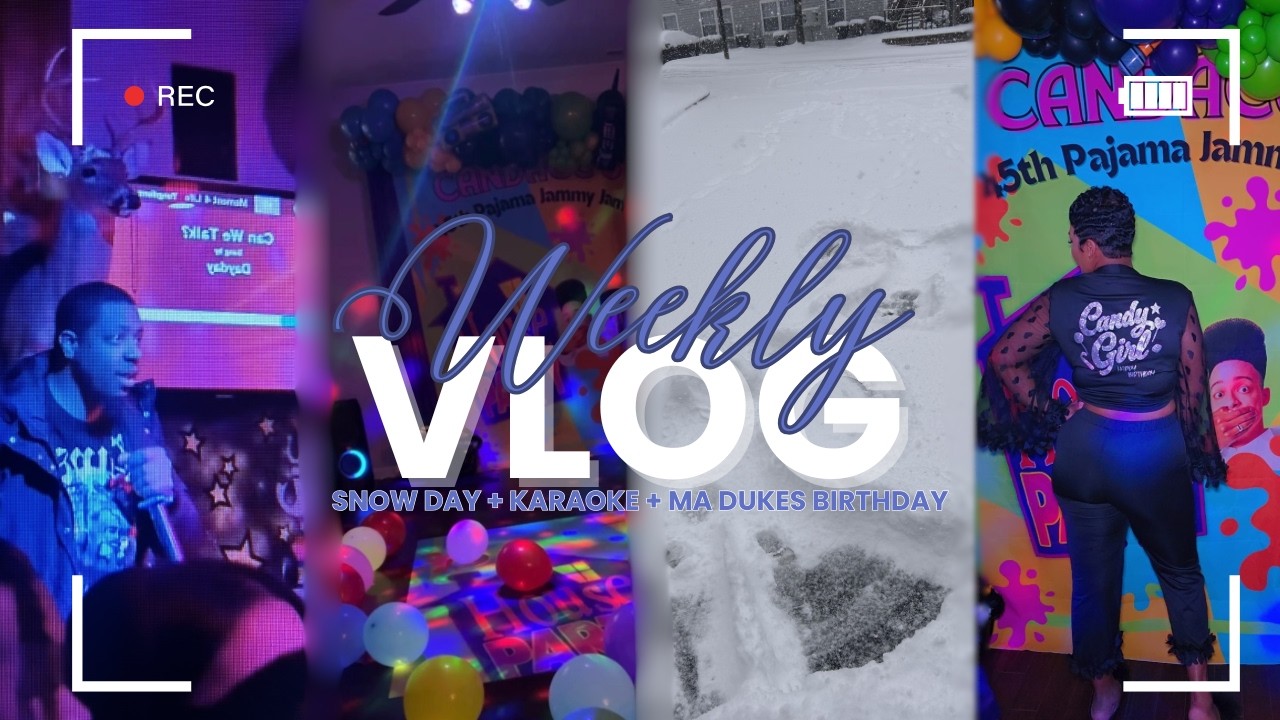 Spend the weekend with me | SNOW RECAP, KARAOKE, HAPPY BIRTHDAY MA DUKES