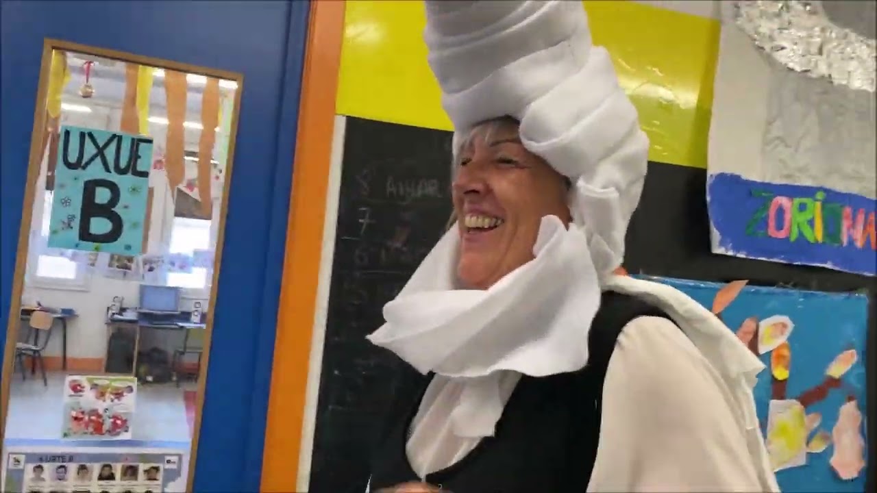 Olentzero eta Mari Domingi ikastolan