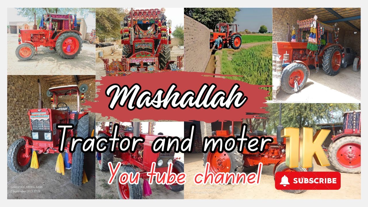 mashallah tractor and moter Belarus tractor