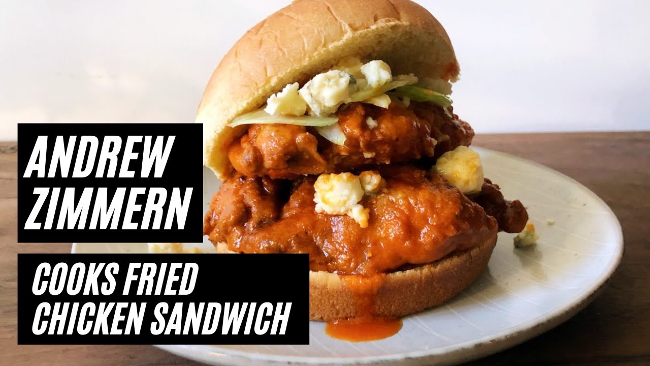 Andrew Zimmern Cooks: Fried Chicken Sandwich!