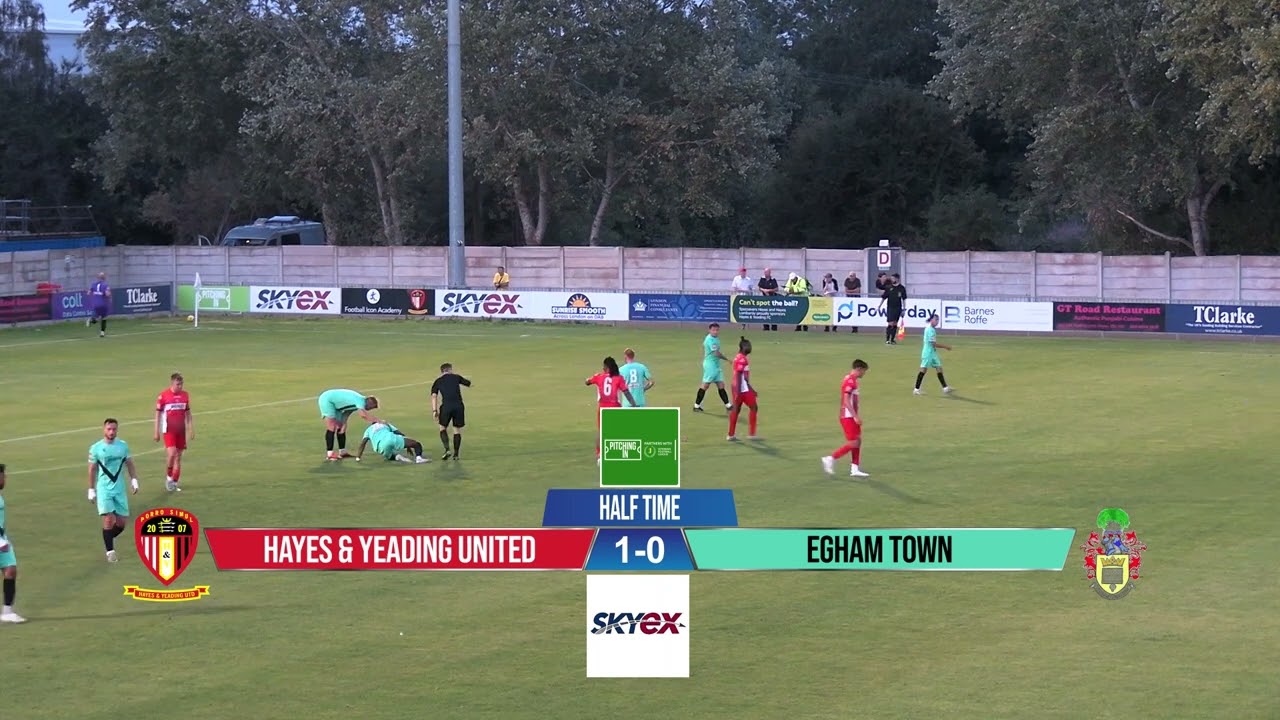 Hayes & Yeading Utd v Egham Town | HIGHLIGHTS | 12th August 2025