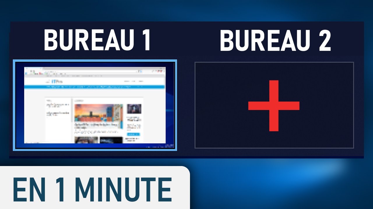 Cr&eacute;er plusieurs bureaux virtuels sur Windows
