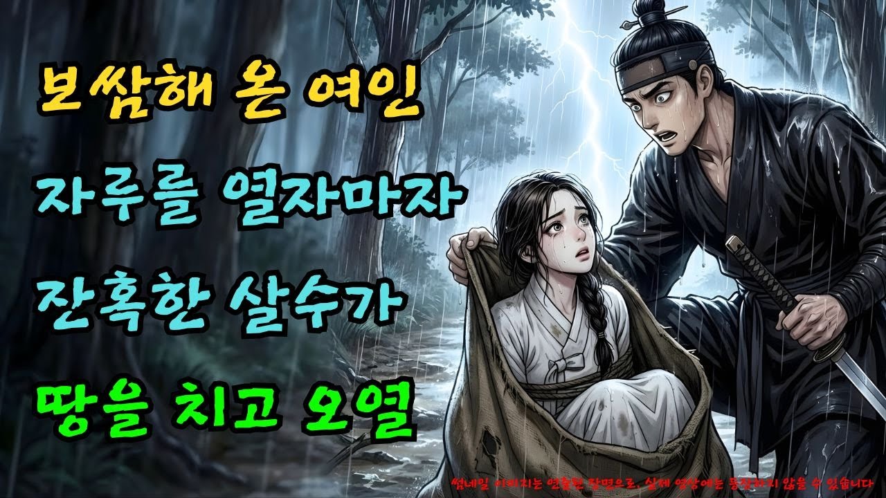 살수가 보쌈해 온 여인이 10년 전 죽은 첫사랑? |야담·민담·전설·설화·옛날이야기·야사·오디오북
