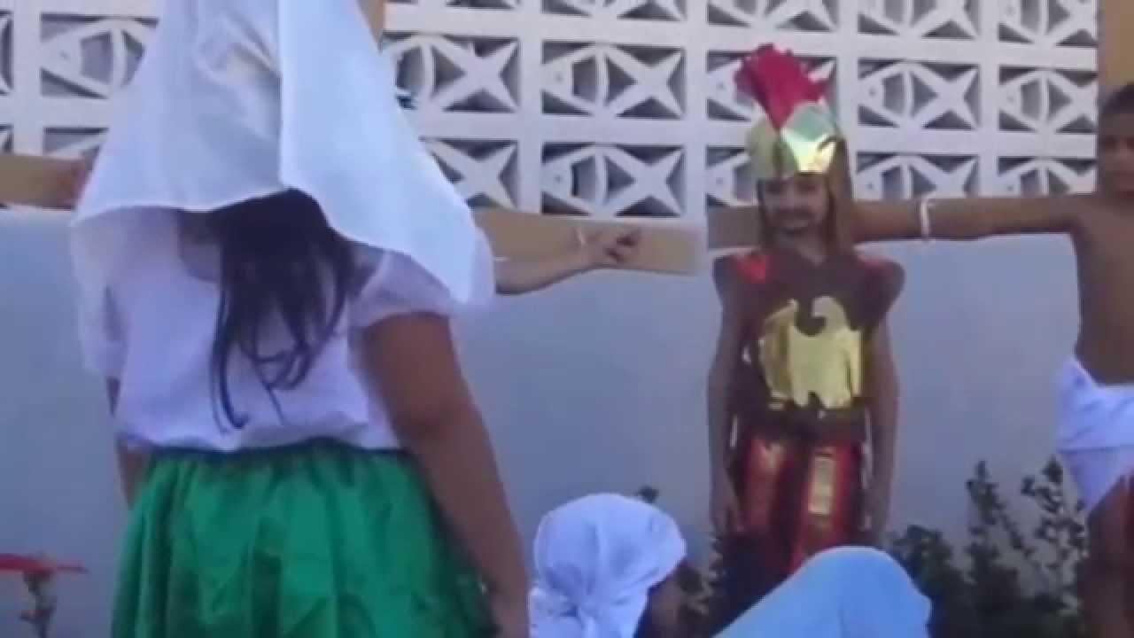 A PAIXÃO DE CRISTO PARA CRIANÇA( Jardim Escola Meu Coração)
