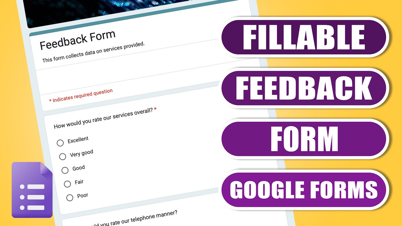 Создание заполняемой формы/формы обратной связи в Goggle Forms &mdash; простое руководство