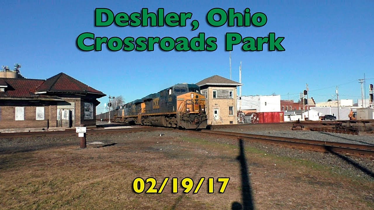 Railfanning Deshler, Ohio - 02/19/17 - Jon B. Rails Video