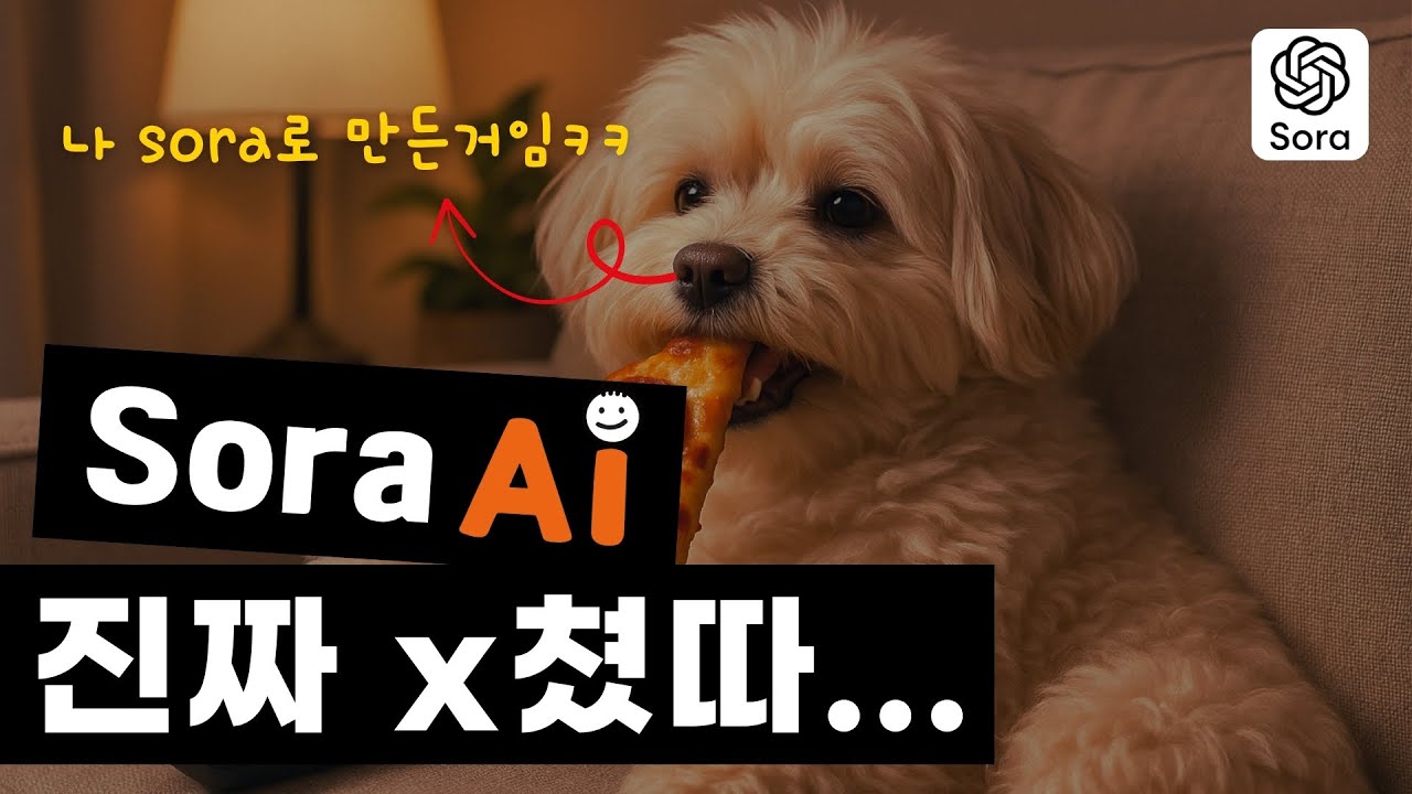 개 쉽게 알려주는 Sora ai 사용법 이걸로 끝