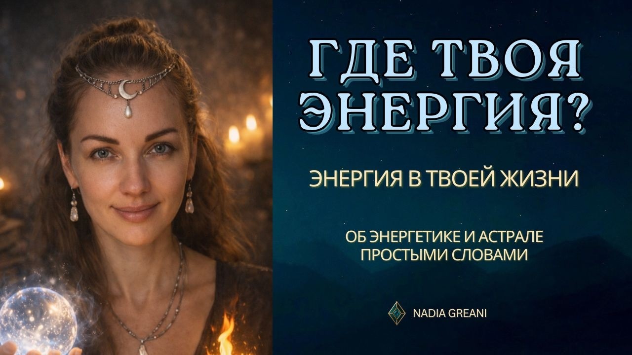 Где твоя Энергия? Быт и Астрал #уровеньэнергии #утечкаэнергии #восстановитьэнергию