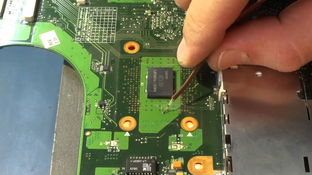 Ремонт ноутбука Toshiba satellite L300-14x (inventec pt10sc). Циклический перезапуск