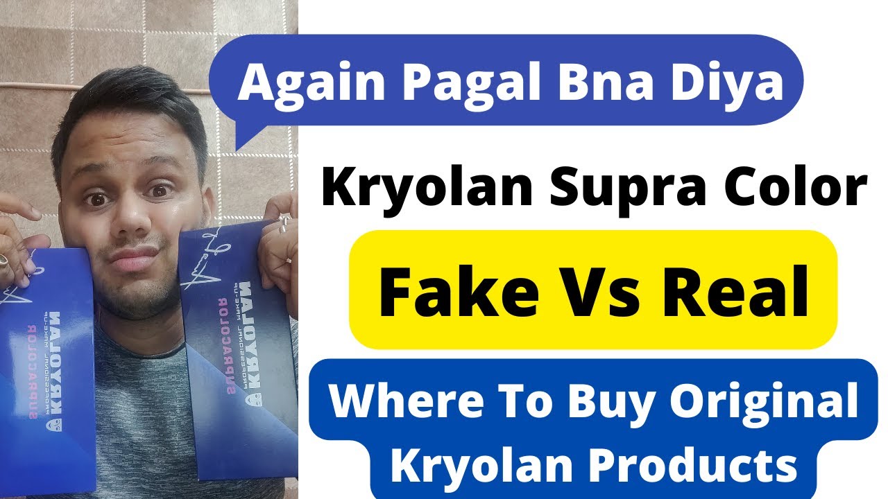 Kryolan Supracolor Original vs Fake | Where To Buy Original Kryolan Supracolor Palette