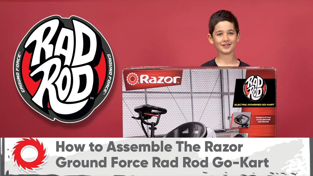 Assembling the Razor Rad Rod Go-Kart