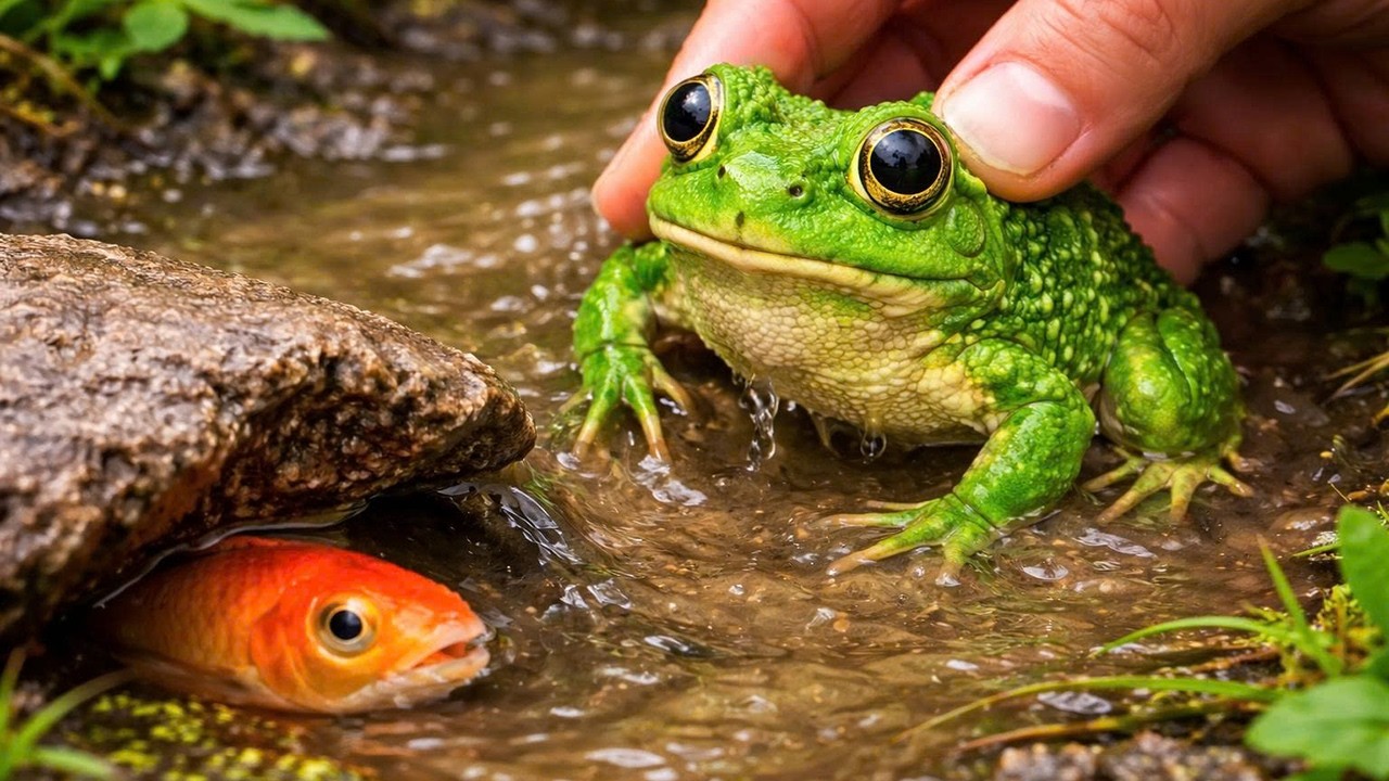 Colorful Pond Creatures &ndash; Seven-Colored Frog, Lizard & Strange Eggs 🐸🦎🥚