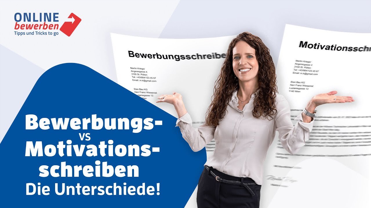 Bewerbungsschreiben vs. Motivationsschreiben: Die wichtigsten Unterschiede einfach erklärt!