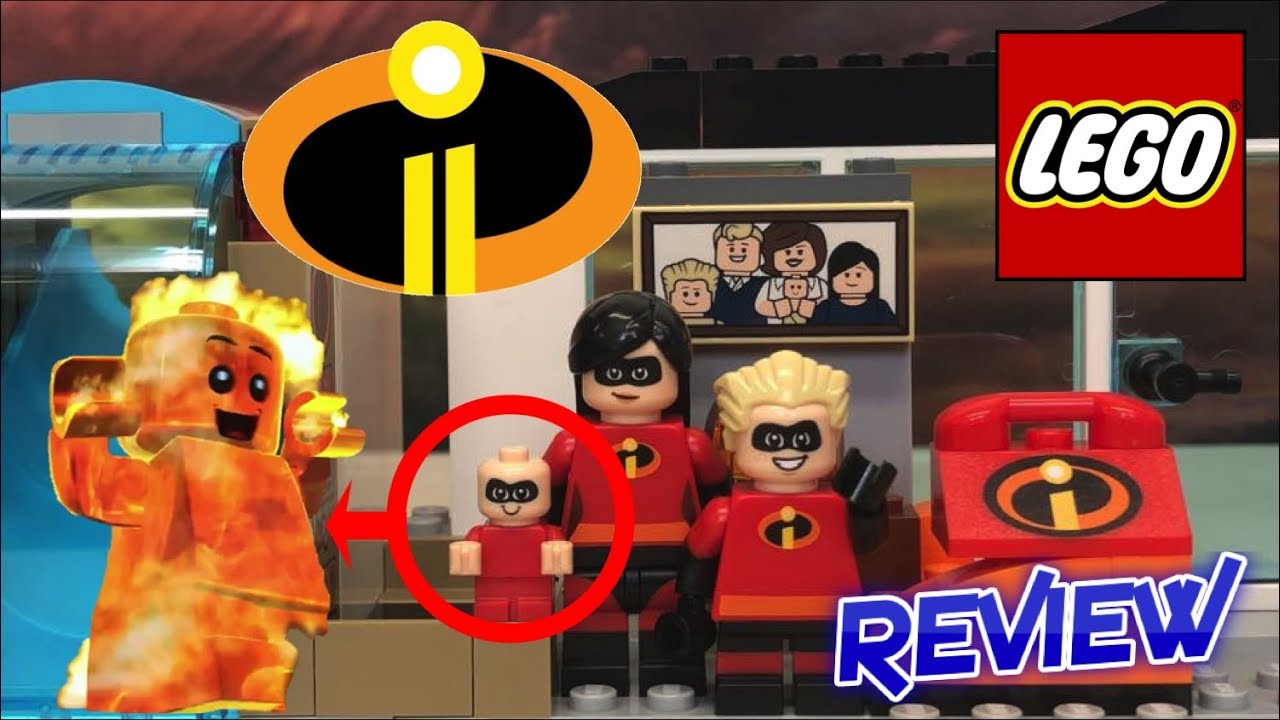 LEGO Incredibles 2 - THE GREAT HOME ESCAPE Set Review 2018 Violet, Dash & Jack-Jack