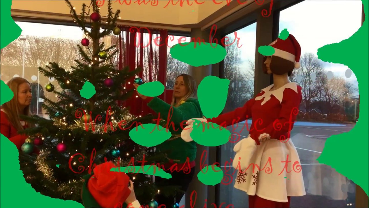 Mannequin Challenge with a Naughty Elf on the Shelf