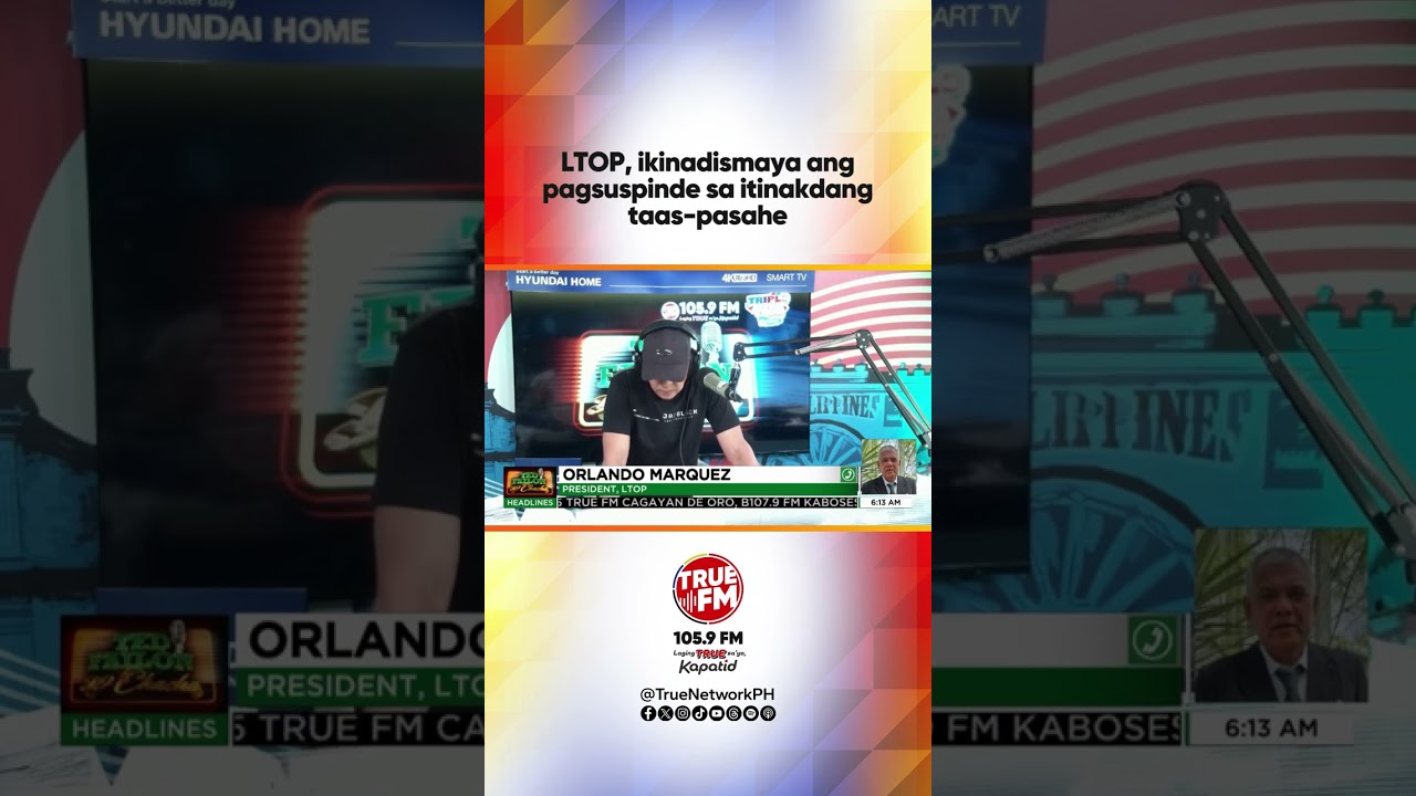 LTOP, ikinadismaya ang pagsuspinde sa itinakdang taas-pasahe | Ted Failon & DJ Chacha