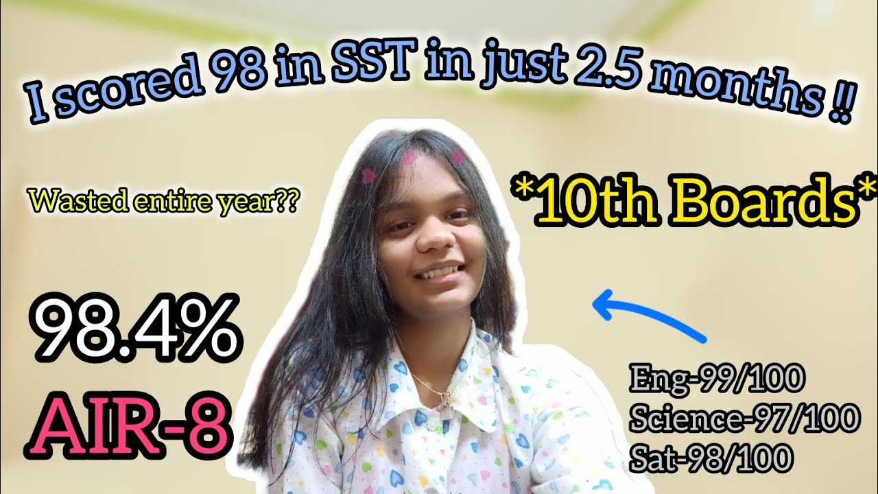 I scored 98 in SST in just 2 months in class 10*No Coaching* #cbse#class10th#sst #boards