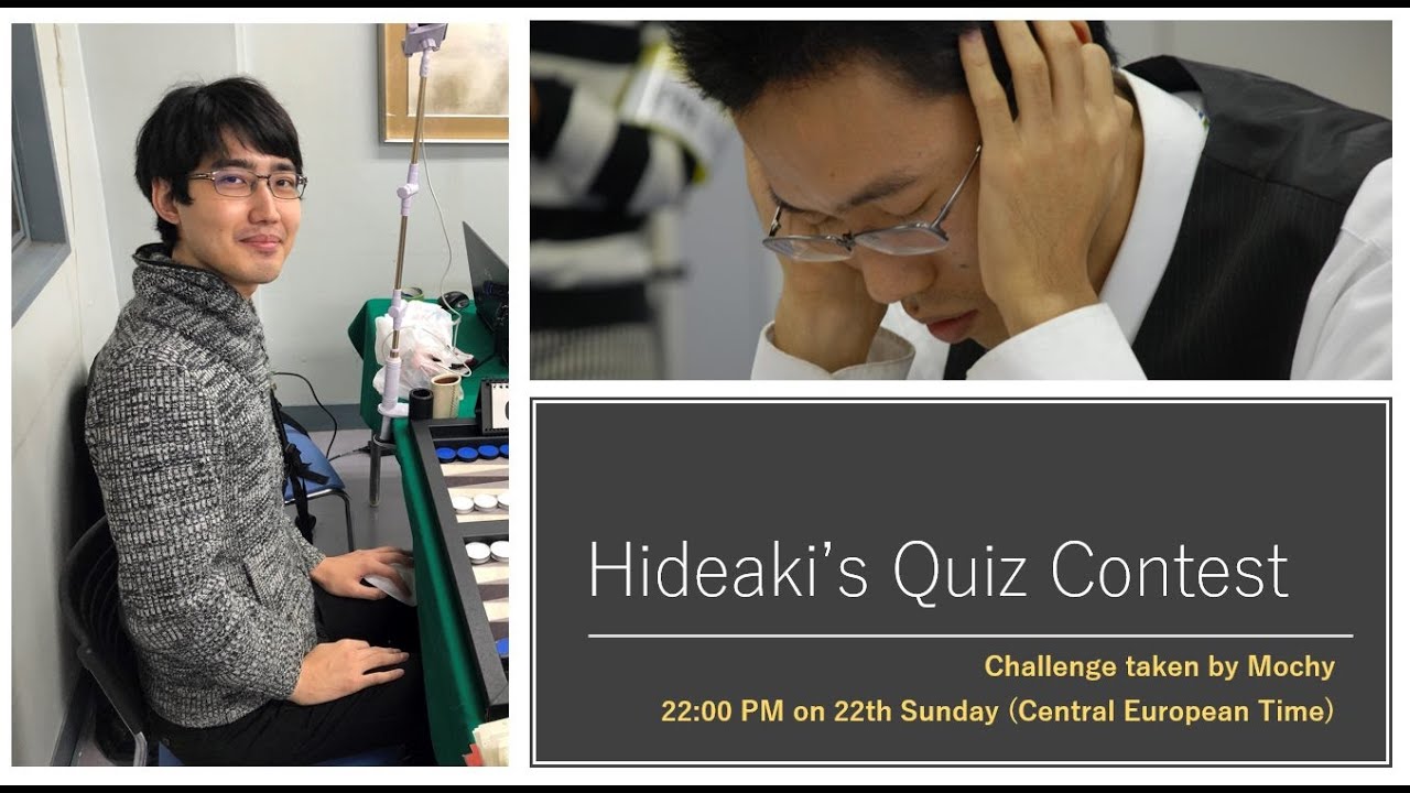 Mochy takes Hideaki's Quiz Contest