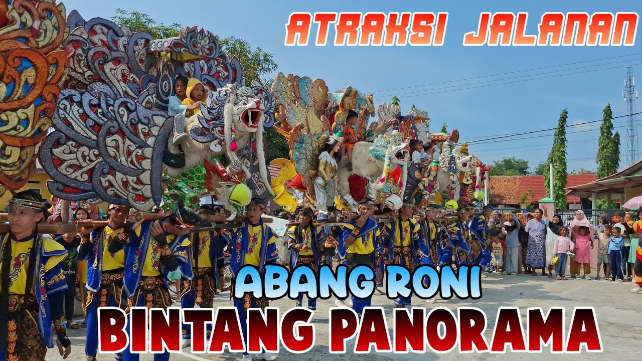 ABANG RONI || Atraksi Jalanan BUROK BINTANG PANORAMA | Show Karangmekar Cirebon