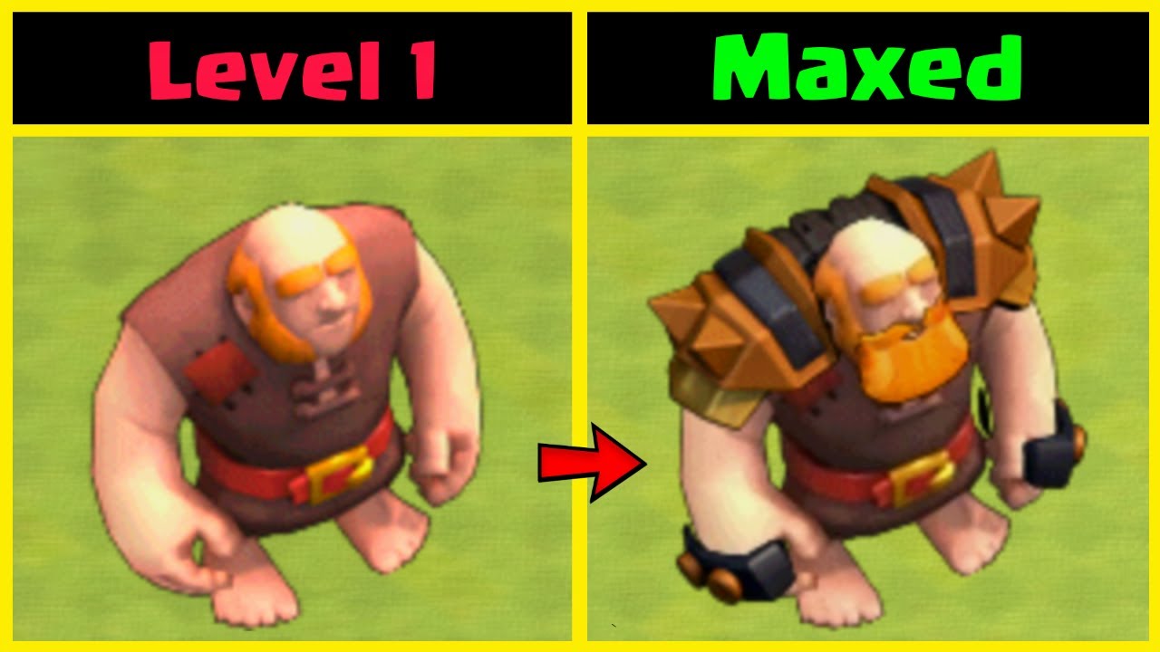 Level 1 to Max Troops Upgrade | Clash of Clans