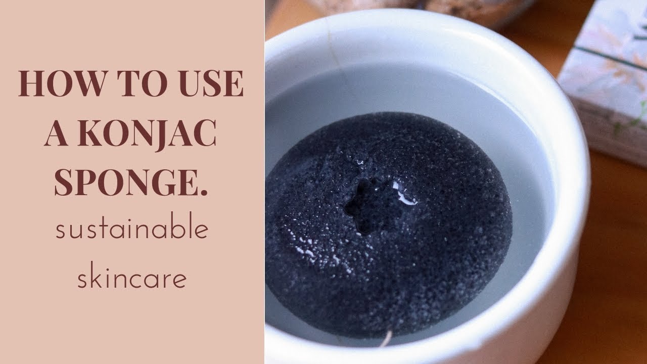 Compostable sponge for your face: The Konjac Sponge