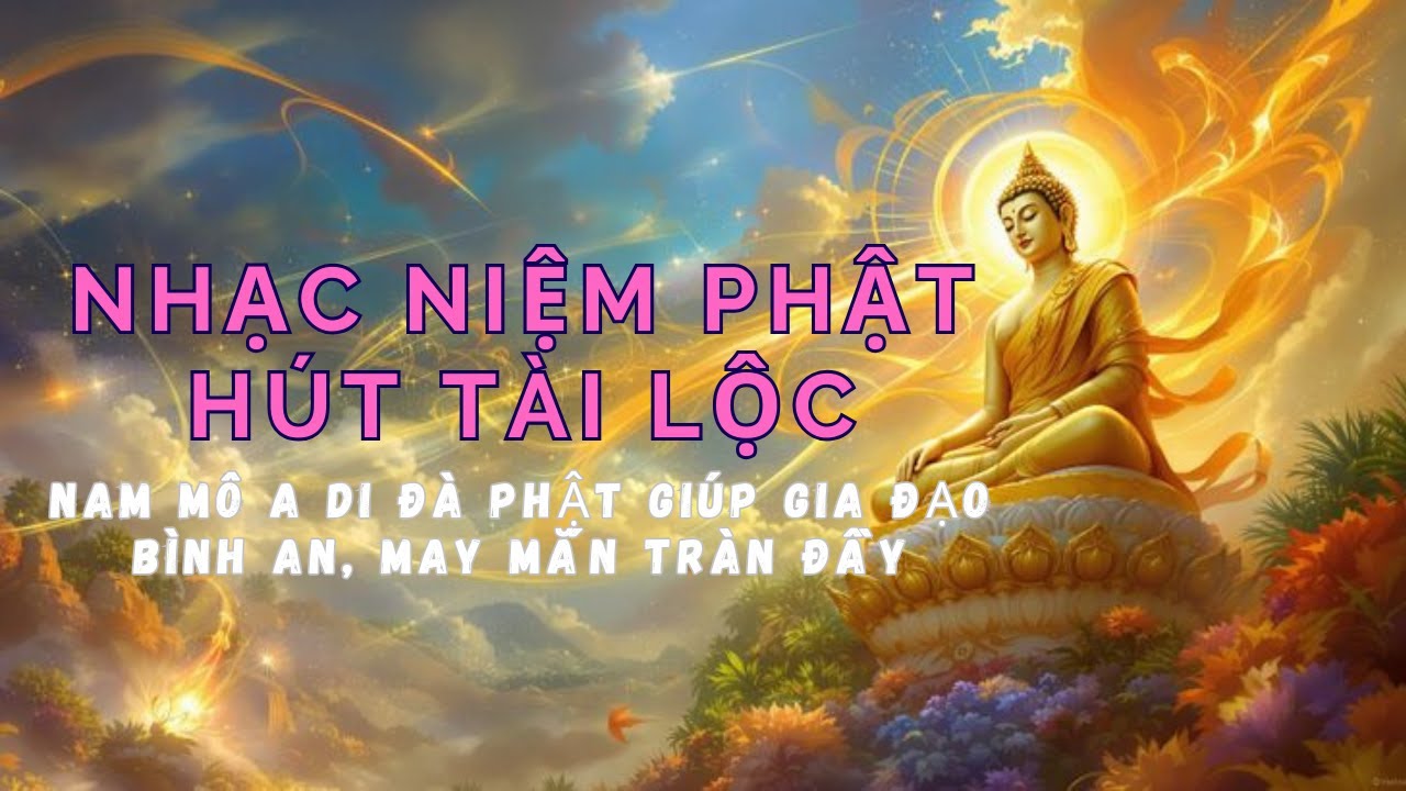 Nhạc Niệm Phật Hút Tài Lộc  Mới nhất | Nam Mô A Di Đà Phật Giúp Gia Đạo Bình An, May Mắn Tràn Đầy