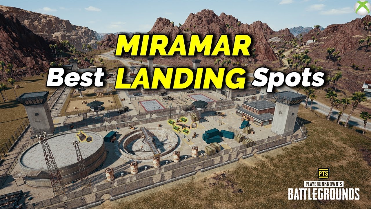 PUBG Xbox Best Landing Spots in Miramar (New Desert Map)