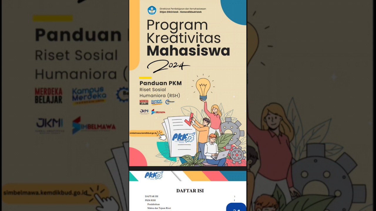 PKM-RISET SOSIAL HUMANIORA (RSH)SUDAH DIBUKA ✅✅✅ BURUAN DAFTAR‼️‼️‼️