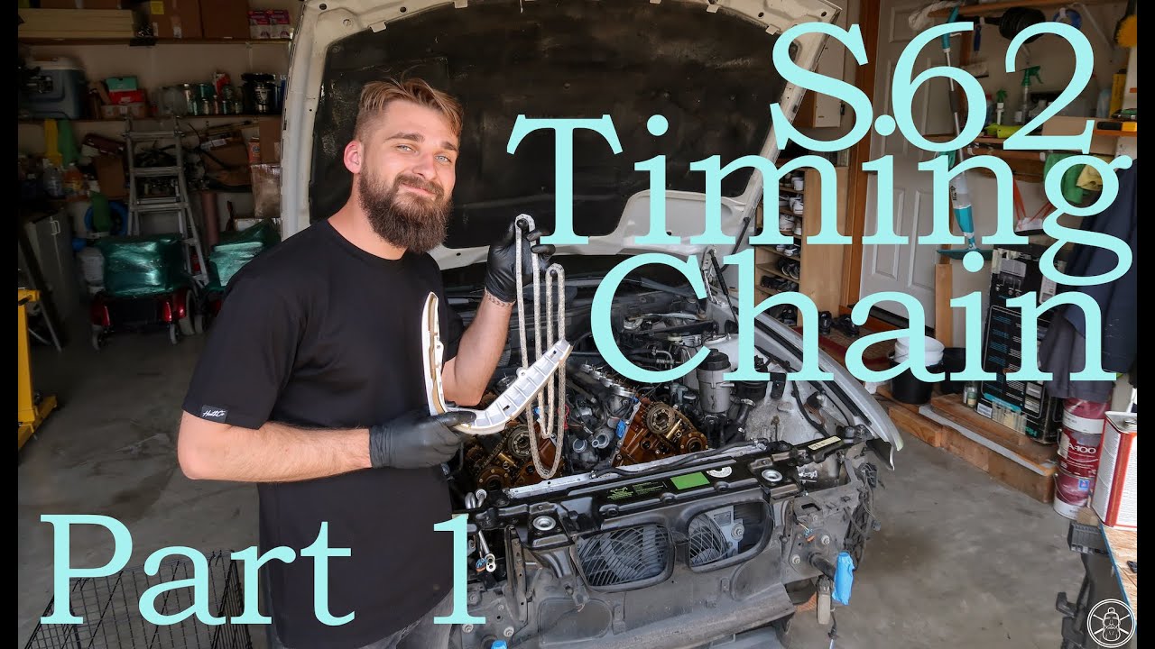 How To Remove BMW E39 M5 Vanos Units & Timing Case Covers - Timing Chain/Guide Maintenance Part 1