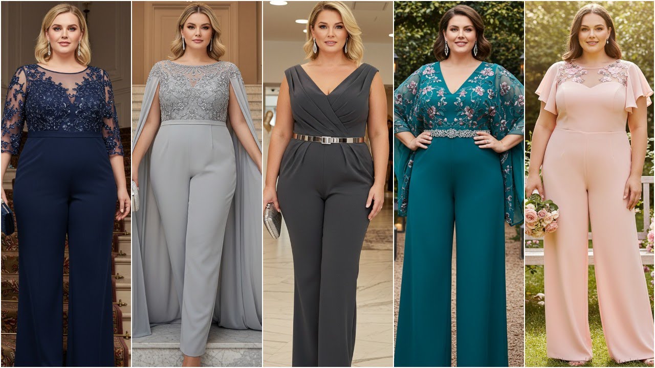 Plus Size Mother of The Bride Jumpsuits You’ll Love: From Modern Minimalist to Classic Glam