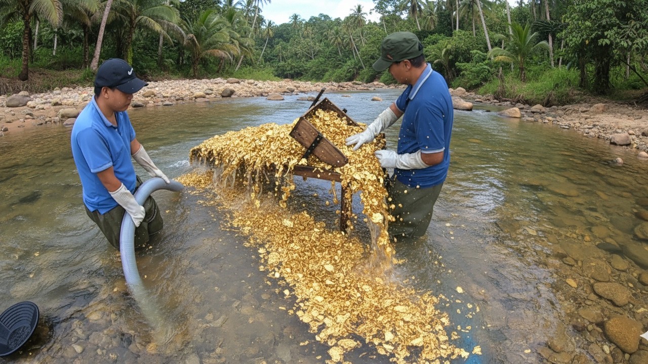 Gold Rush Explosion! Huge Gold Deposits Revealed #gold