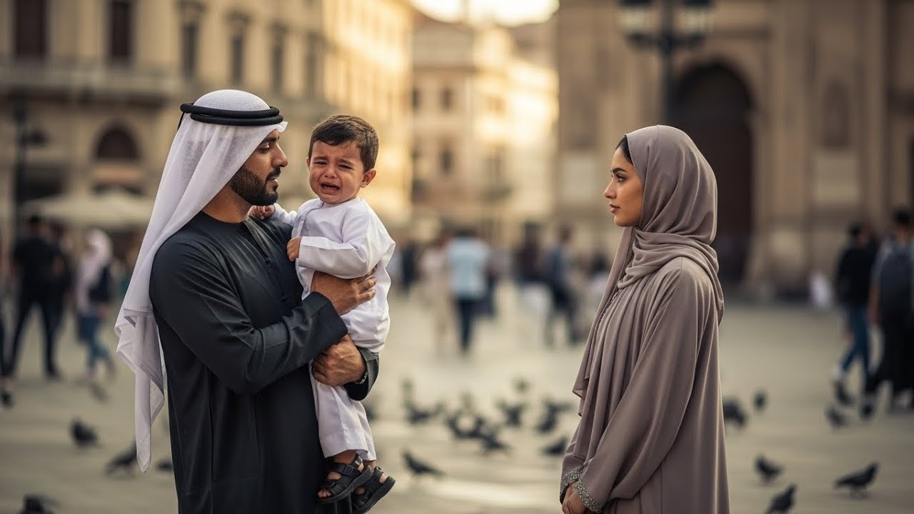 «مليونير عاجز أمام بكاء ابنه… والغرباء هم من أنقذوه!»