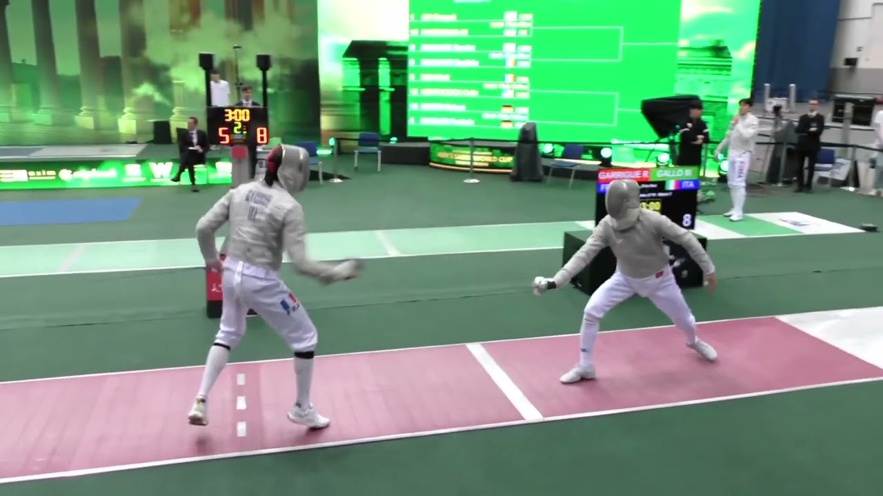 Budapest World Cup 2025 SMS - L16 - Remi Garrigue FRA v Michele Gallo ITA