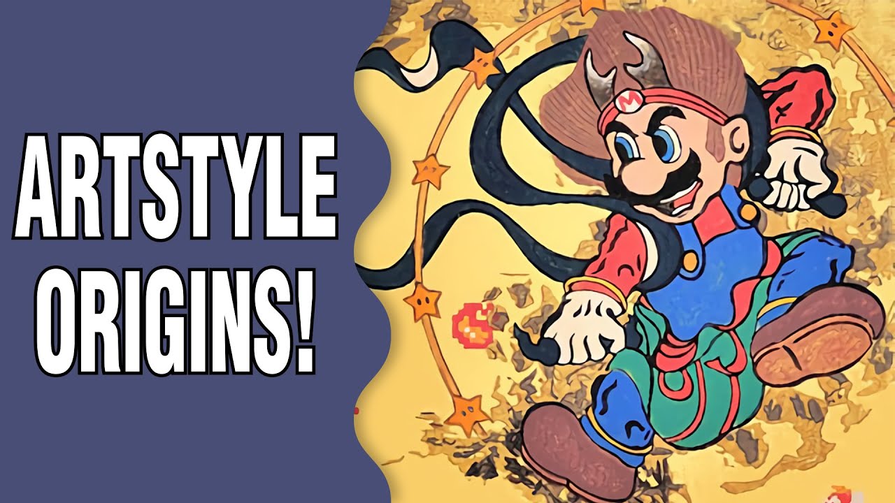 How Mario World's Artstyle is Actually 800 Years Old