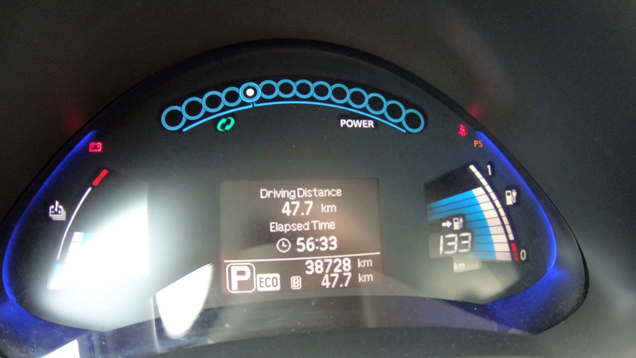 Leaf 30kwh 100 kilometr&oacute;w w zimie